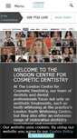 Mobile Screenshot of londoncosmeticdentistry.co.uk
